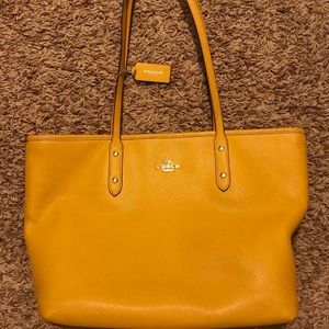 Coach bag with matching large Coach wallet